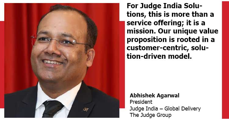 Abhishek Agarwal | President | Judge India – Global Delivery | The Judge Group