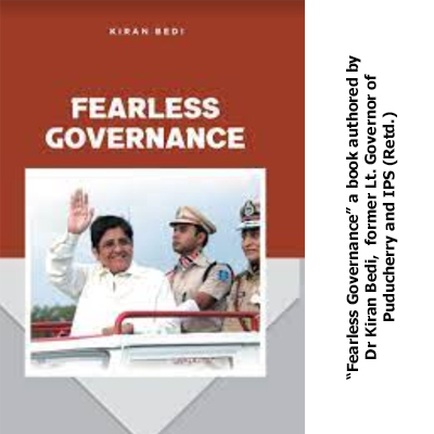 Fearless Governance a book authored by Dr Kiran Bedi