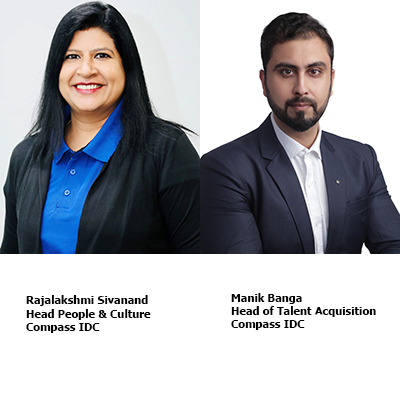 Rajalakshmi Sivanand to Head People & Culture at Compass IDC; Manik Banga Joins as Head of Talent Acquisition at Compass IDC