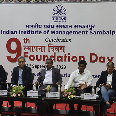 IIM Sambalpur Receives $2 Million Funding for Incubation Center on Ninth Foundation Day