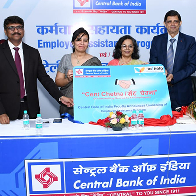 Central Bank of India and 1to1help Collaborate to Prioritize Mental Wellness Among Employees