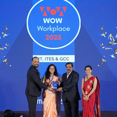 Datamatics Business Solutions recognised as one of the  WOW Workplaces of 2025